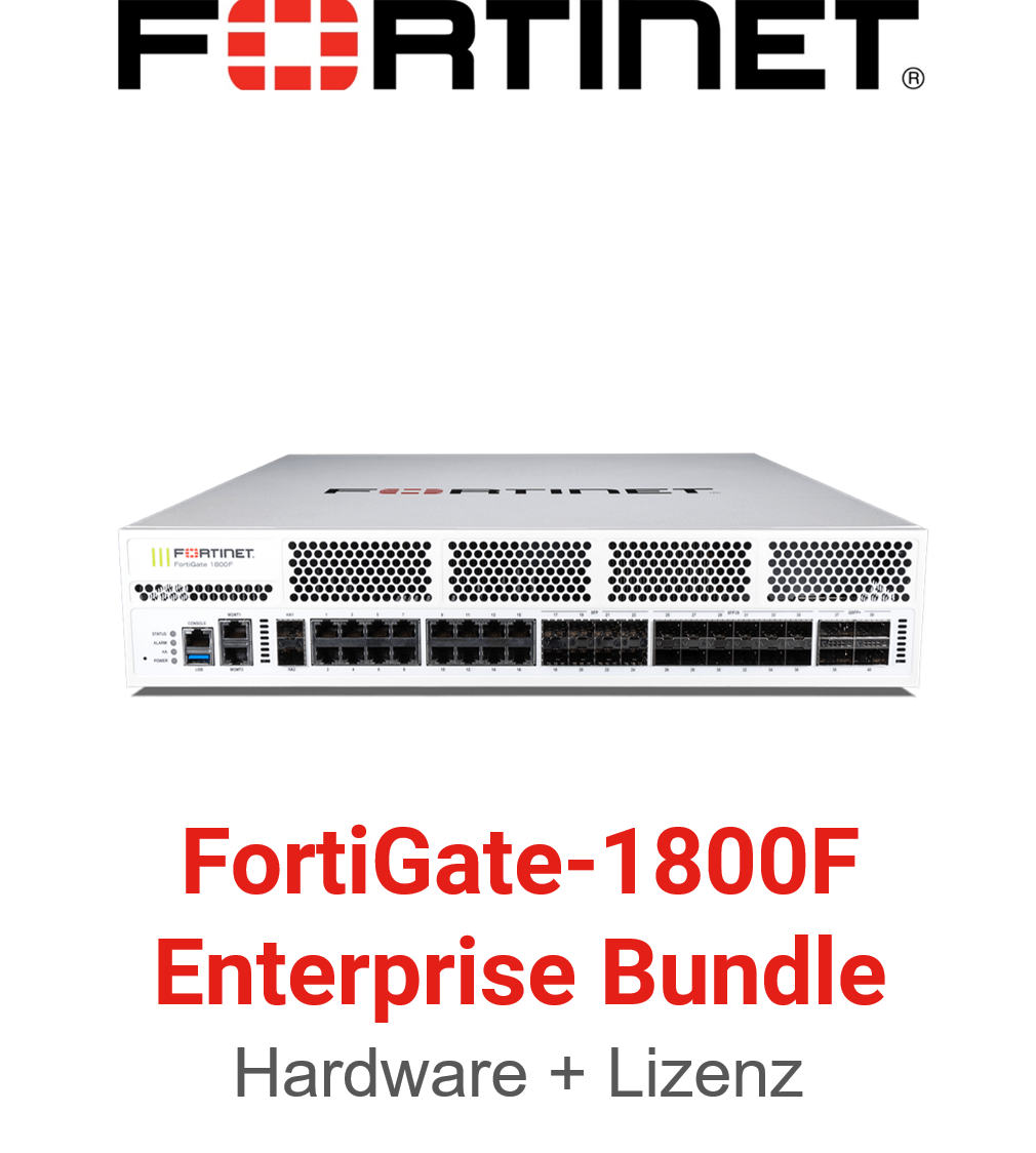 Fortinet FortiGate-1800F - Enterprise Bundle (Hardware + Lizenz)