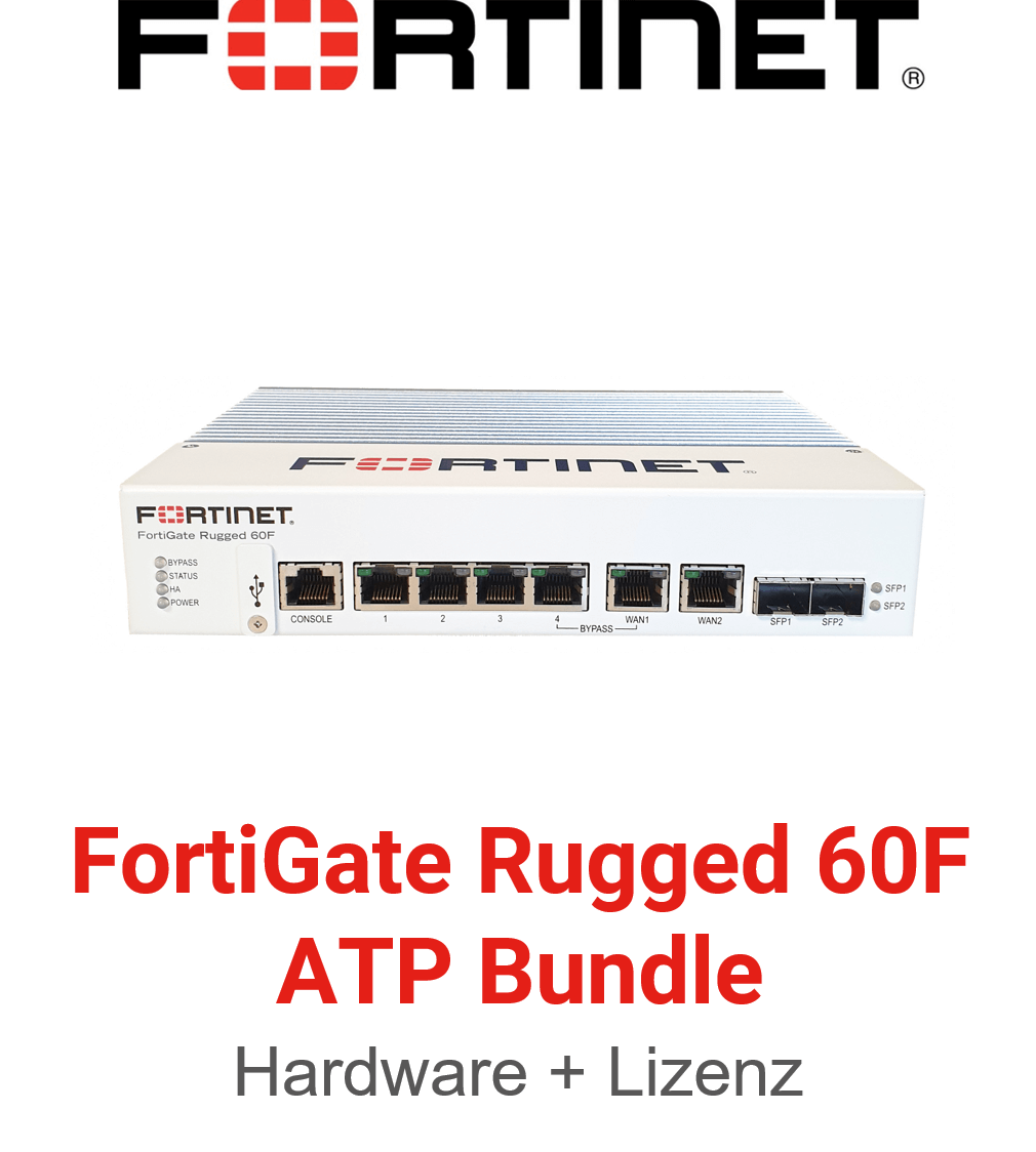 Fortinet FortiGateRugged-60F - ATP Bundle (Hardware + Lizenz)