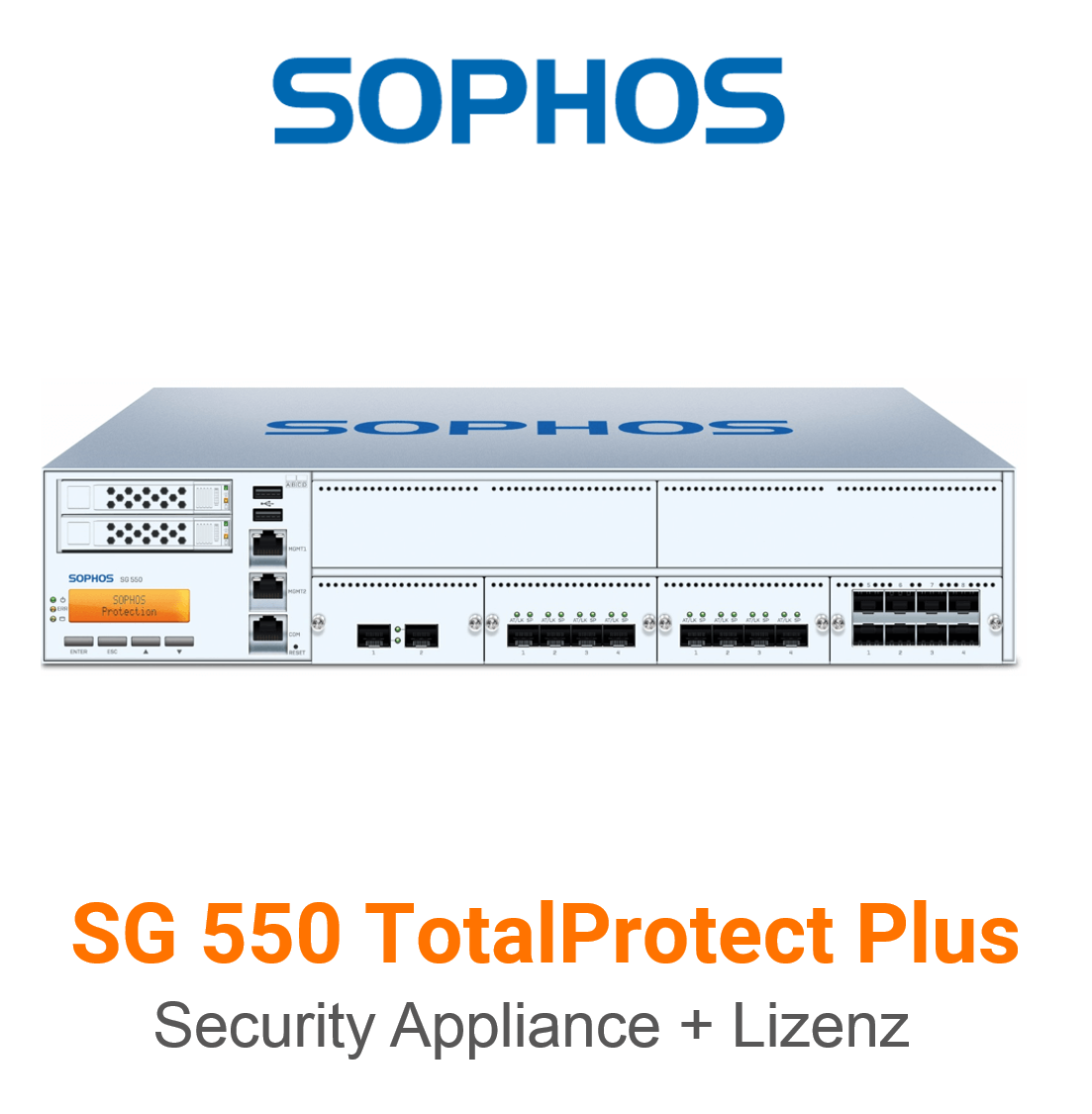 Sophos SG 550 TotalProtect Plus Bundle (Hardware + Lizenz) (End of Sale/Life)