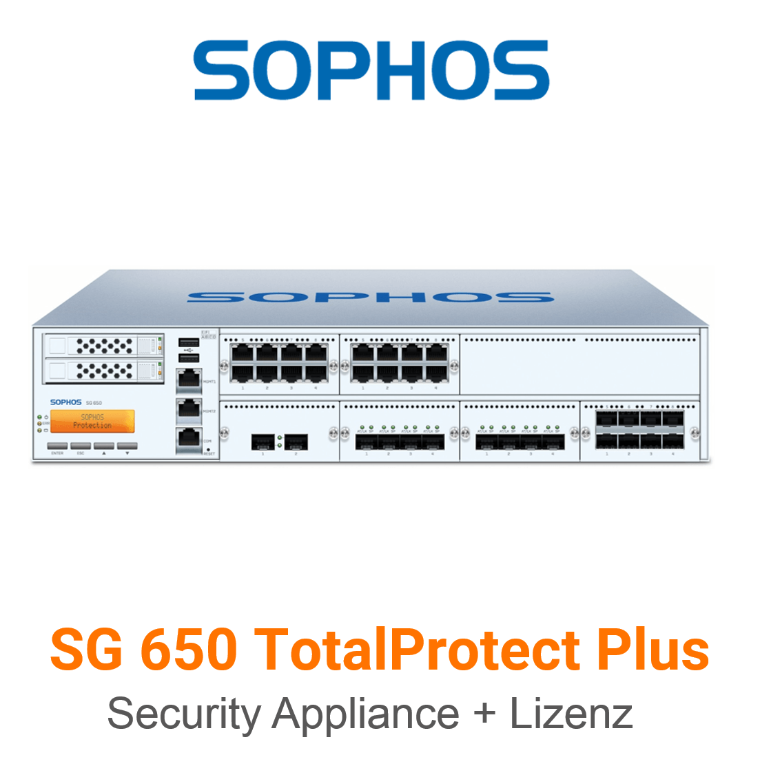 Sophos SG 650 TotalProtect Plus Bundle (Hardware + Lizenz) (End of Sale/Life)
