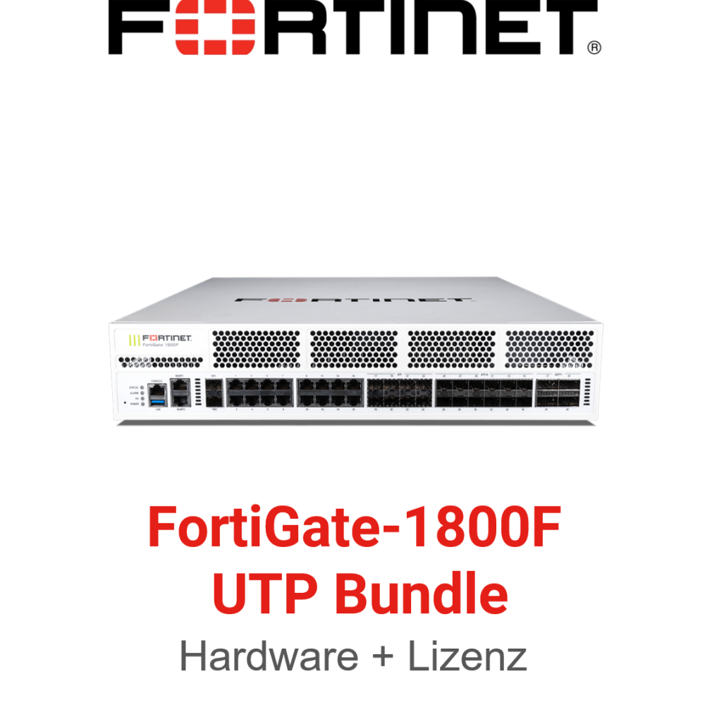 Fortinet FortiGate-1800F - UTM/UTP Bundle (Hardware + Lizenz)