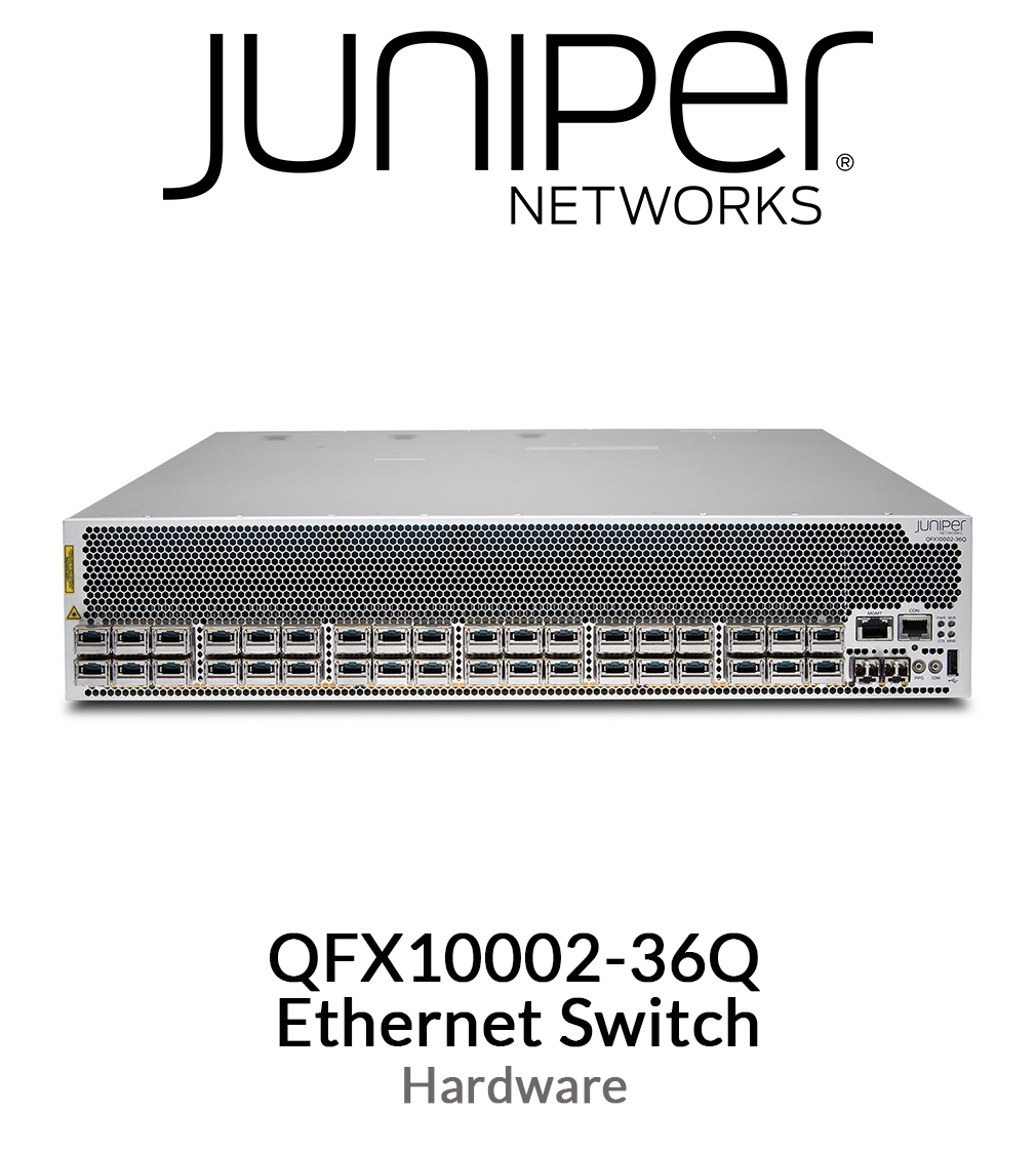 Juniper Networks QFX10002 SWITCH 36 QSFP 40GE PORTS AC PS