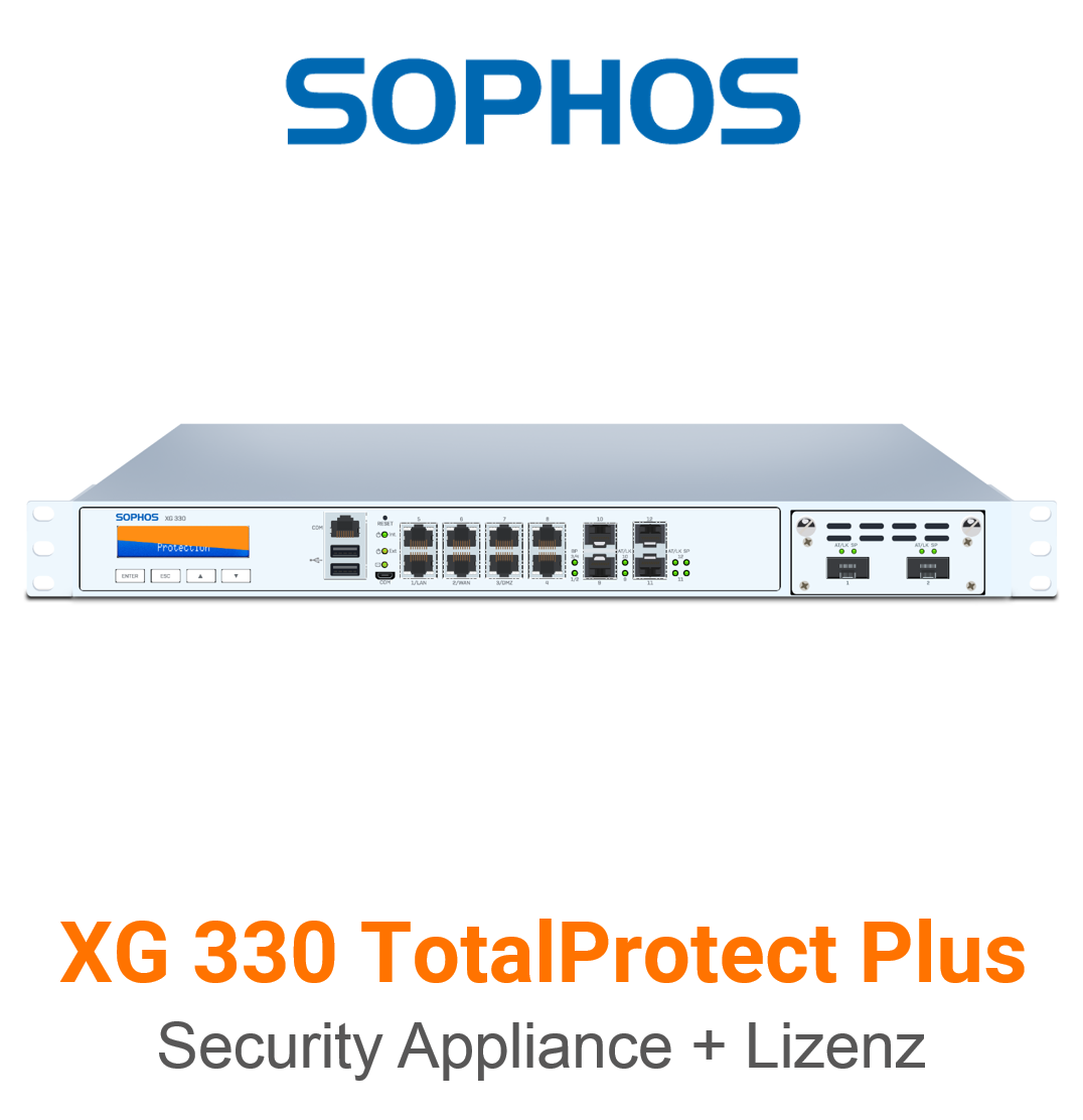 Sophos XG 330 TotalProtect Plus Bundle (Hardware + Lizenz)
