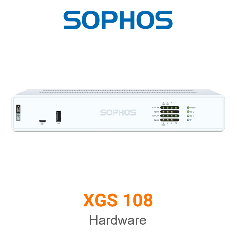  Sophos XGS 108 Firewall Hardware Vorderseite