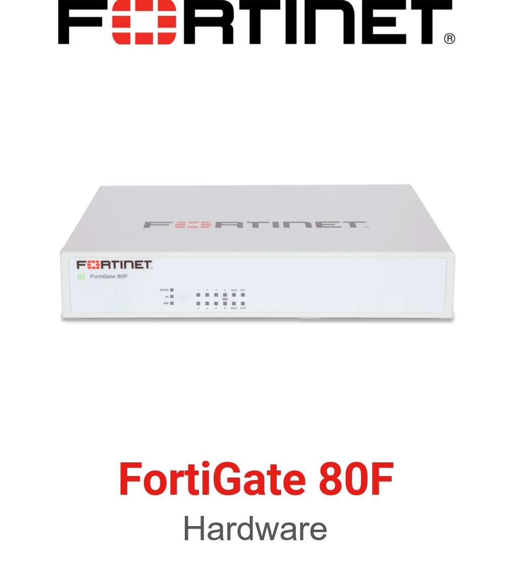 Fortinet FortiGate 80F Firewall Hardware Vorderseite