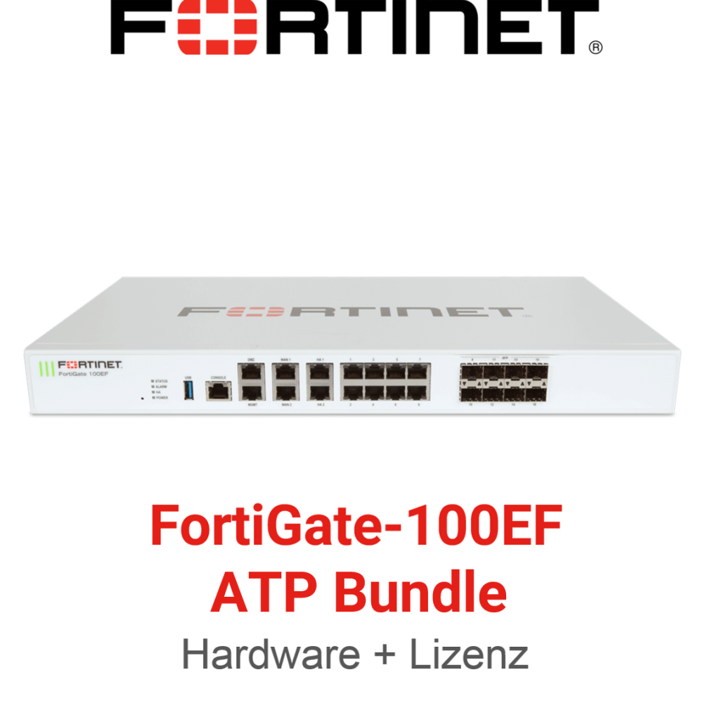 Fortinet FortiGate-100EF - ATP Bundle (Hardware + Lizenz)