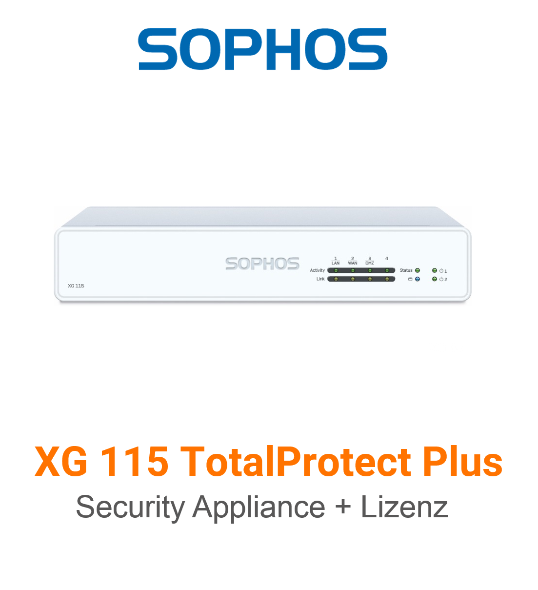 Sophos XG 115 TotalProtect Plus Bundle (Hardware + Lizenz)