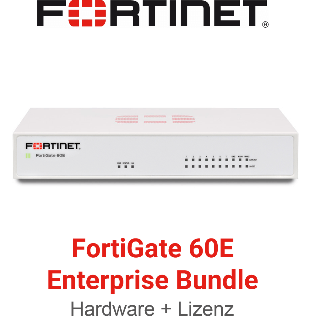 Fortinet FortiGate-60E - Enterprise Bundle (End of Sale/Life)