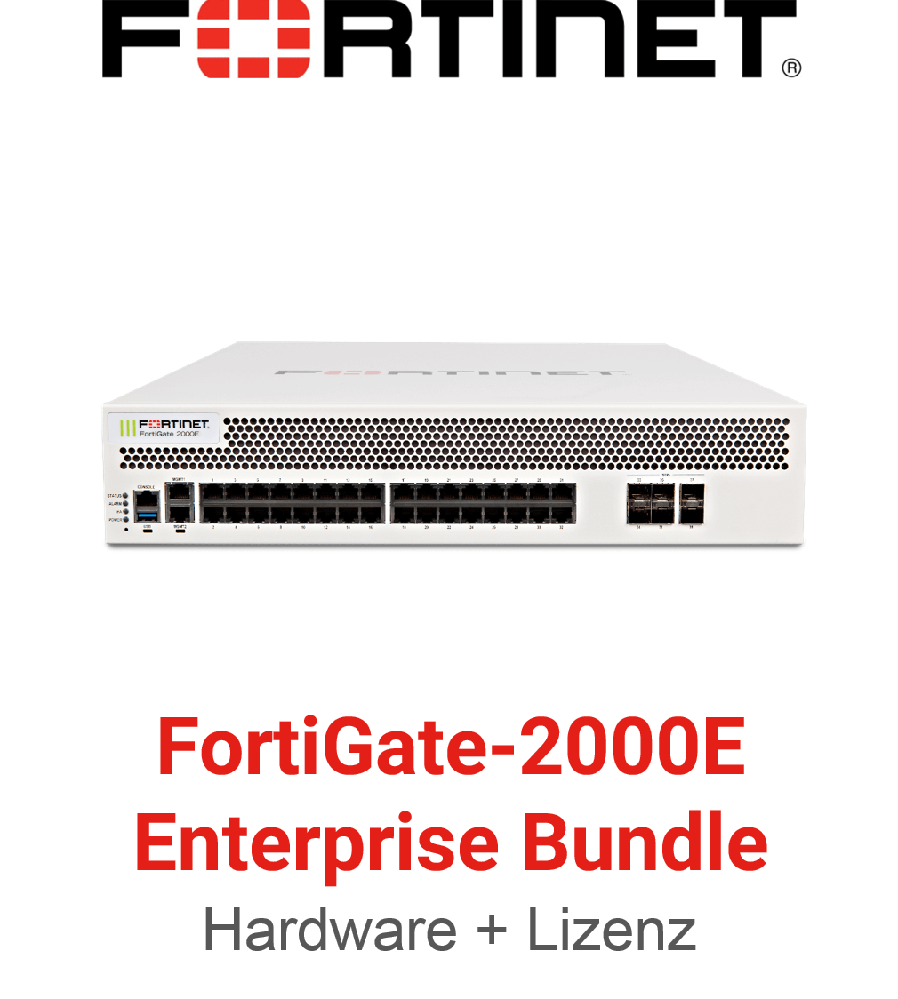 Fortinet FortiGate-2000E - Enterprise Bundle (Hardware + Lizenz)