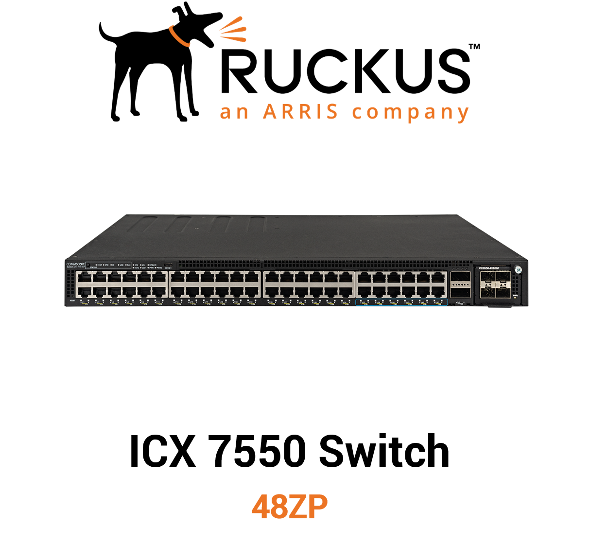 Ruckus ICX 7550-48ZP Switch