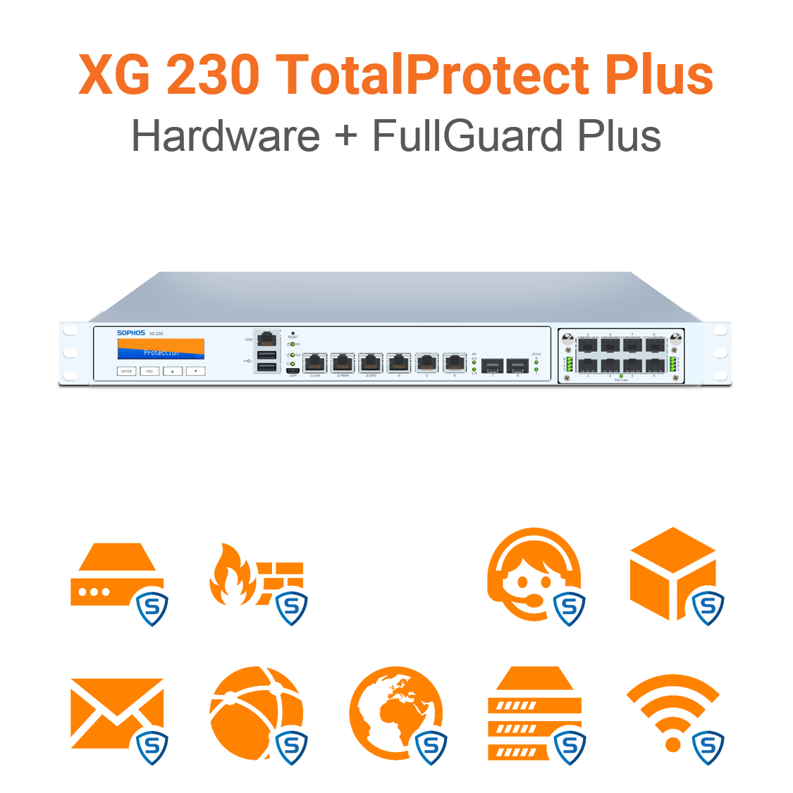 Sophos XG 230 TotalProtect Plus Bundle (Hardware + Lizenz)