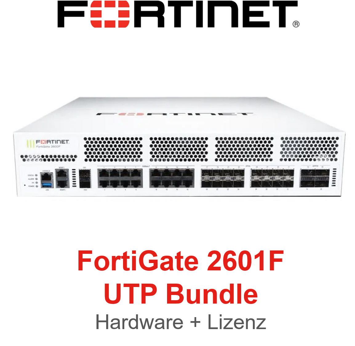 Fortinet FortiGate 2601F - UTM/UTP Bundle (Hardware + Lizenz)