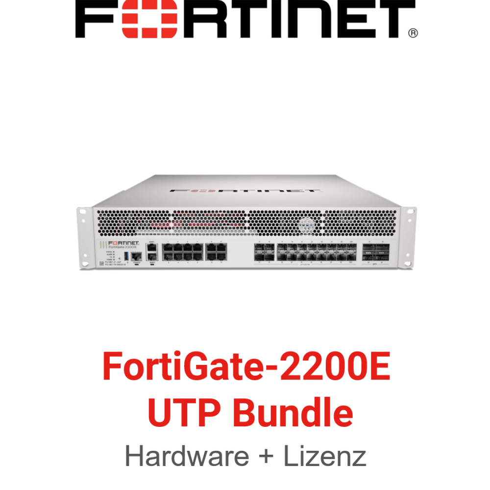Fortinet FortiGate-2200E - UTM/UTP Bundle (Hardware + Lizenz)