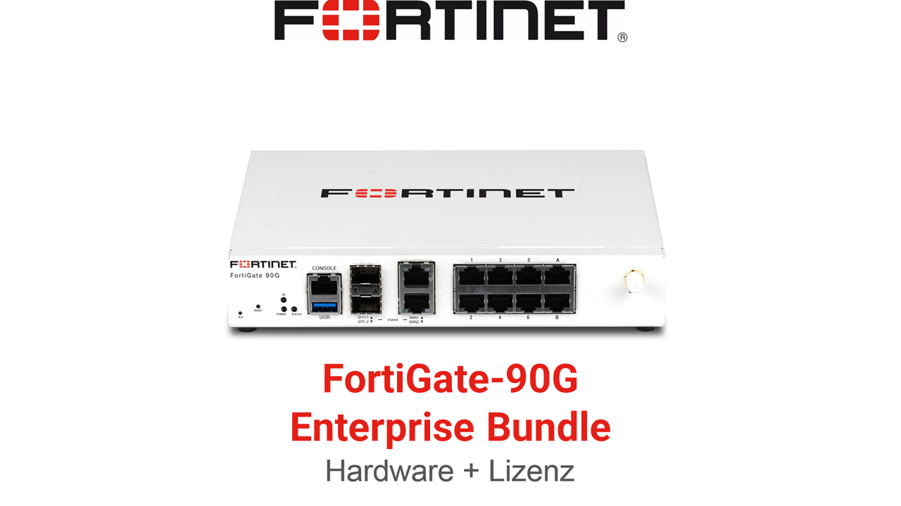 Fortinet FortiGate-90G - Enterprise Bundle (Hardware + Lizenz)