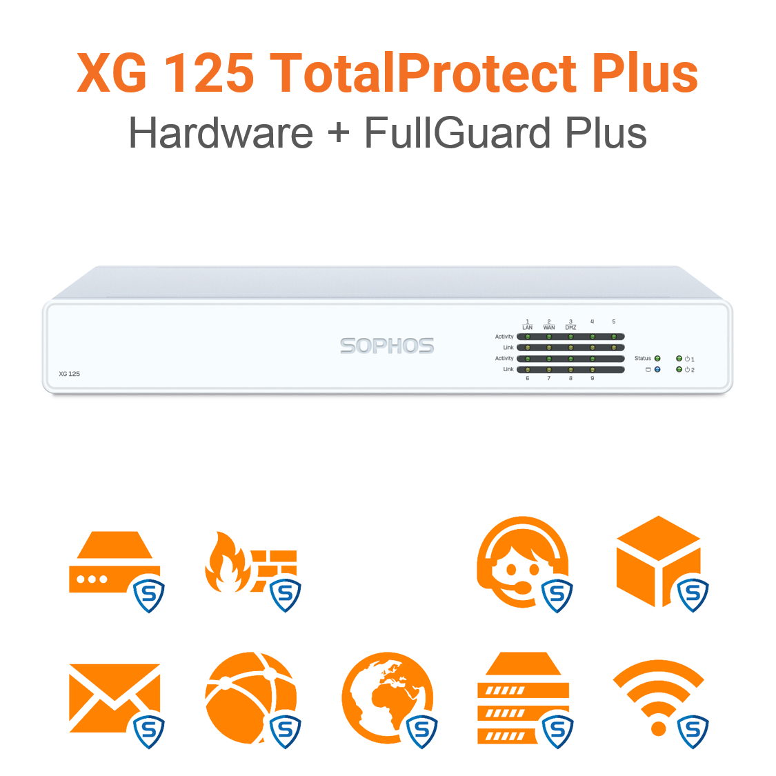 Sophos XG 125 TotalProtect Plus Bundle (Hardware + Lizenz)