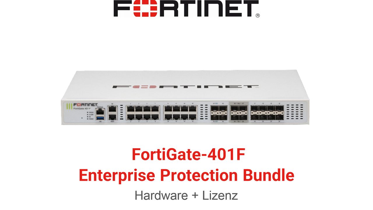 Fortinet FortiGate-401F Enterprise Bundle (Hardware + Lizenz)