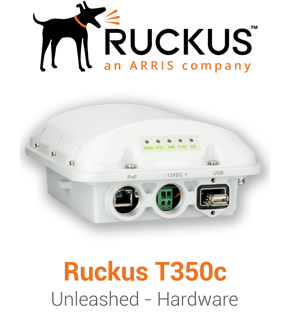 Ruckus T350c Outdoor Access Point - Unleashed