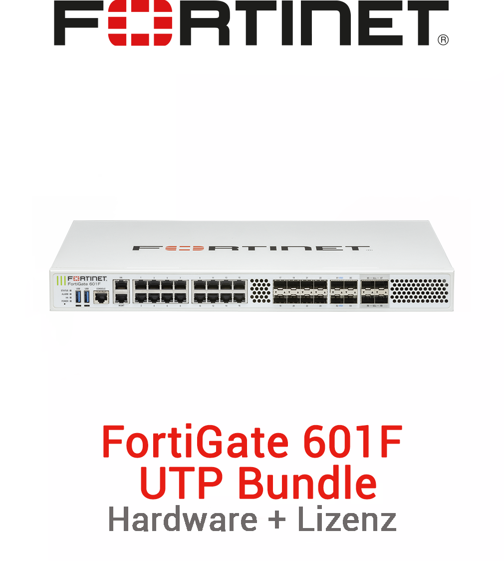 Fortinet FortiGate-601F - UTM/UTP Bundle (Hardware + Lizenz)