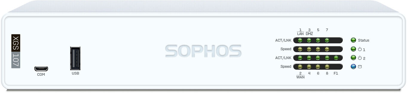 Sophos XGS 107 Firewall Vorderseite