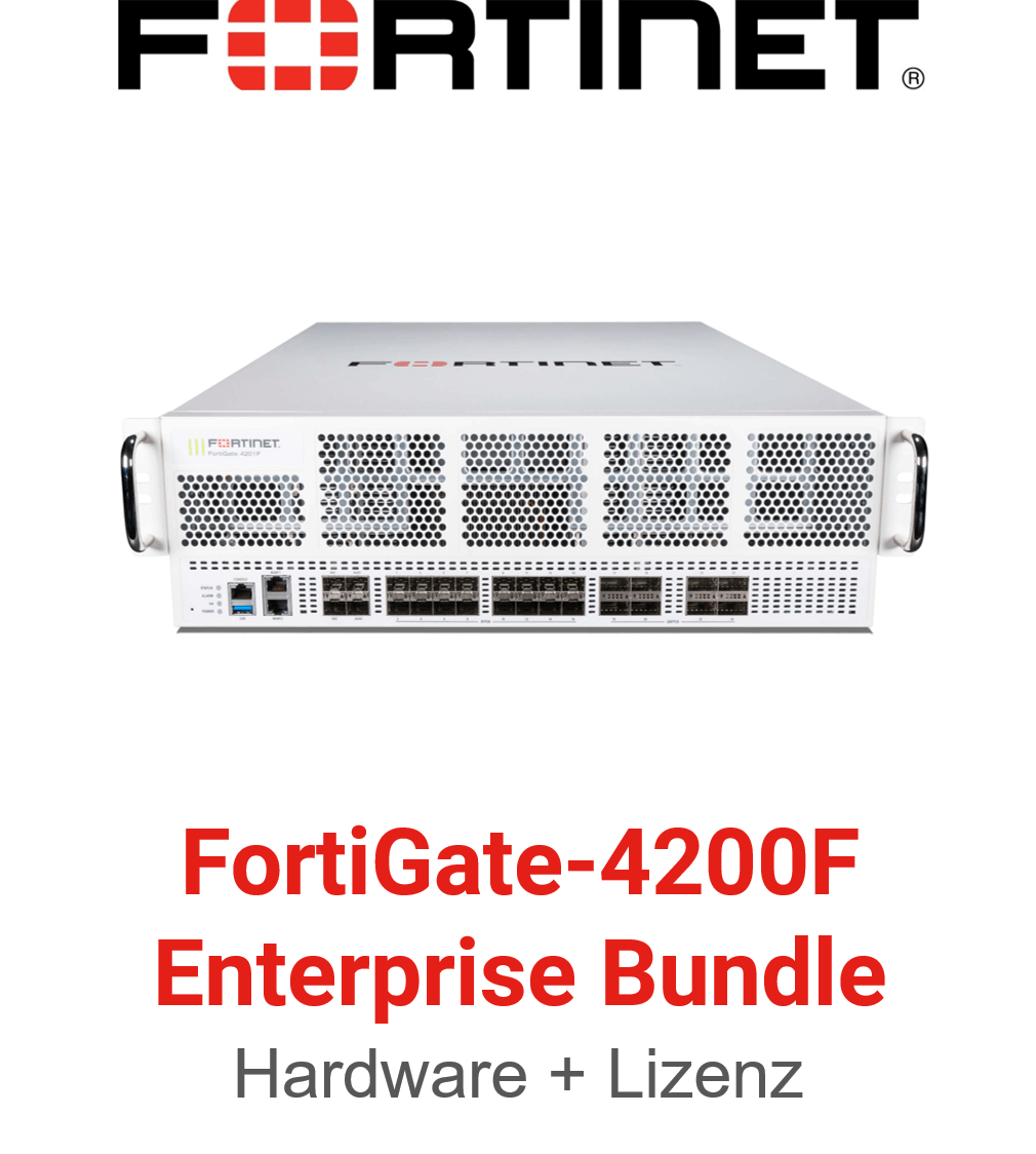 Fortinet FortiGate-4200F - Enterprise Bundle (Hardware + Lizenz)