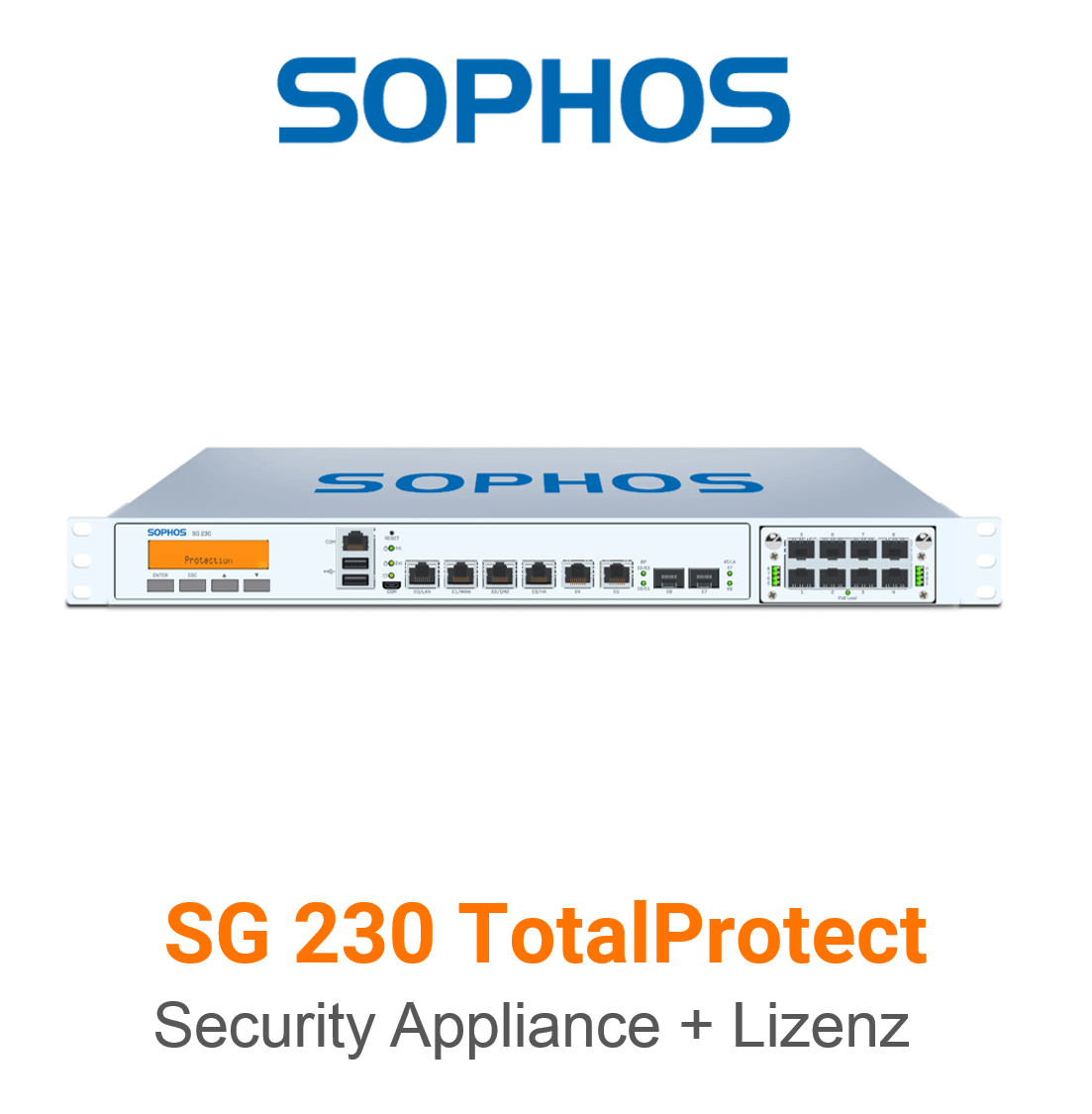 Sophos SG 230 TotalProtect Bundle (Hardware + Lizenz)