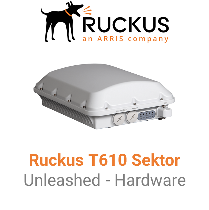Ruckus T610s Outdoor Access Point - Unleashed (End of Sale/Life)