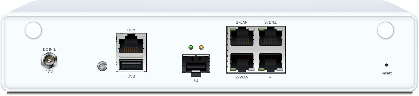 Sophos XGS 87 Firewall Rückseite