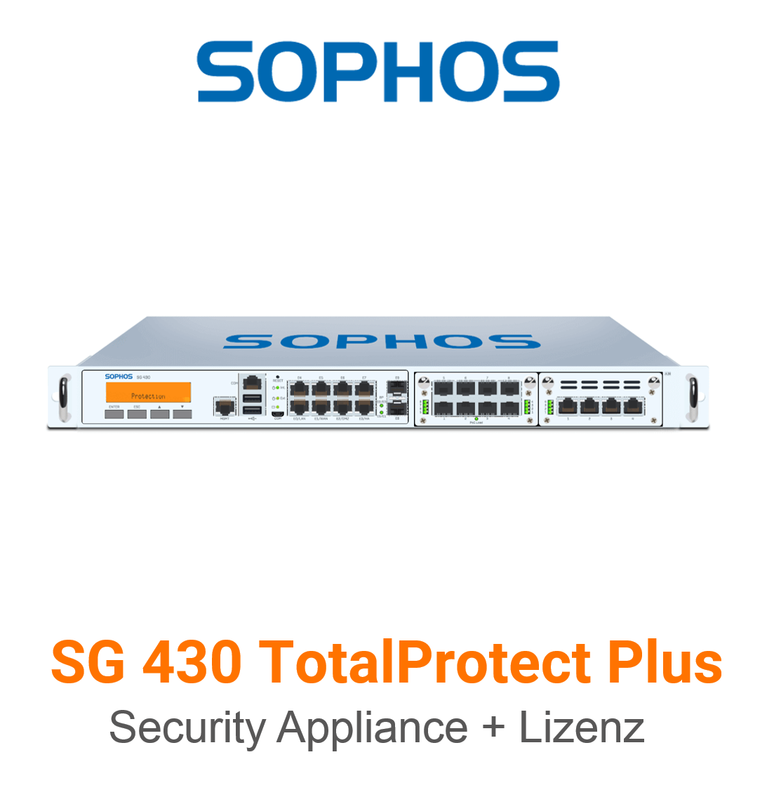 Sophos SG 430 TotalProtect Plus Bundle (Hardware + Lizenz)