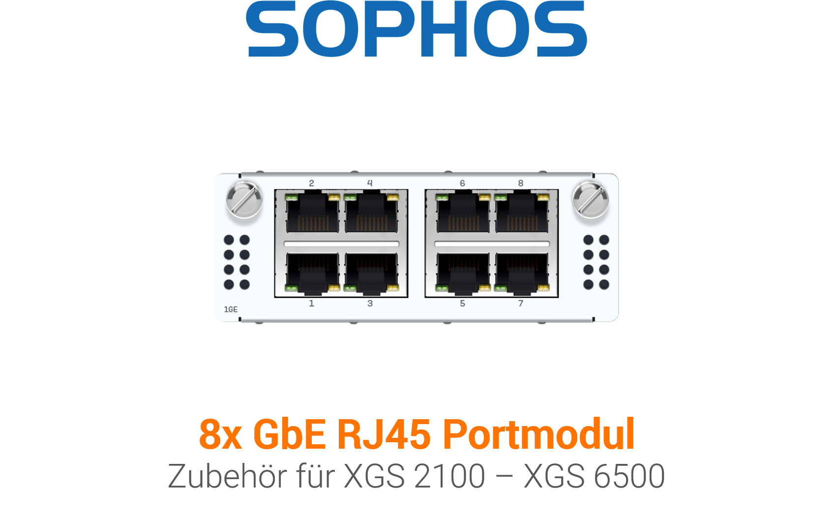 Sophos 8x GbE RJ45 Portmodul