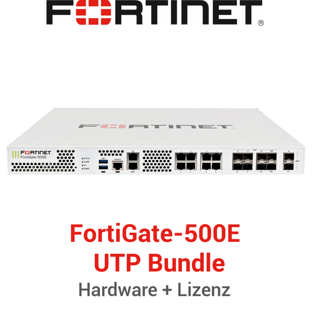 Fortinet FortiGate-500E - UTM/UTP Bundle (End of Sale/Life)