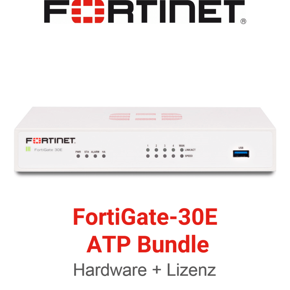 Fortinet FortiGate FG-30E - ATP Bundle (Hardware + Lizenz)