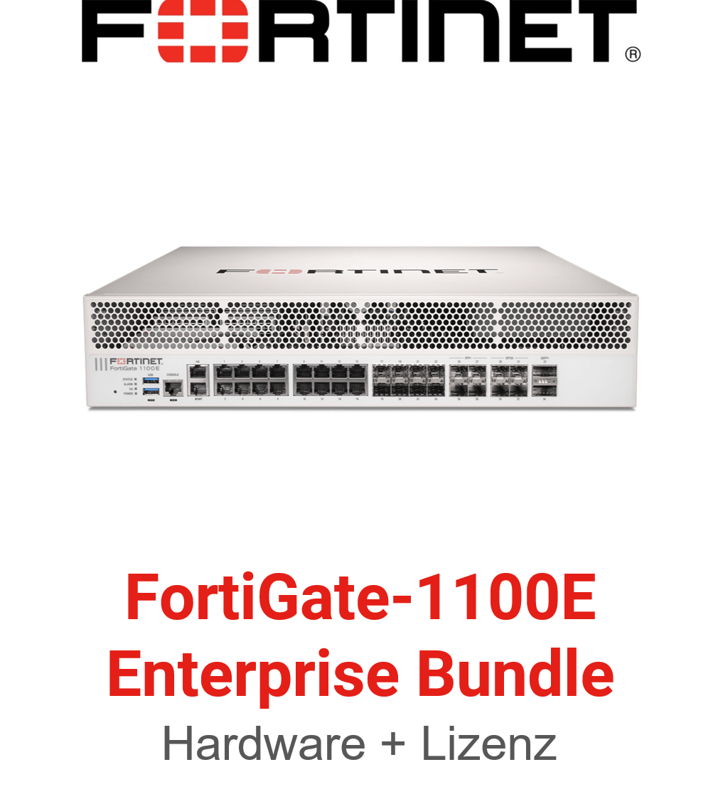 Fortinet FortiGate-1100E - Enterprise Bundle (Hardware + Lizenz)