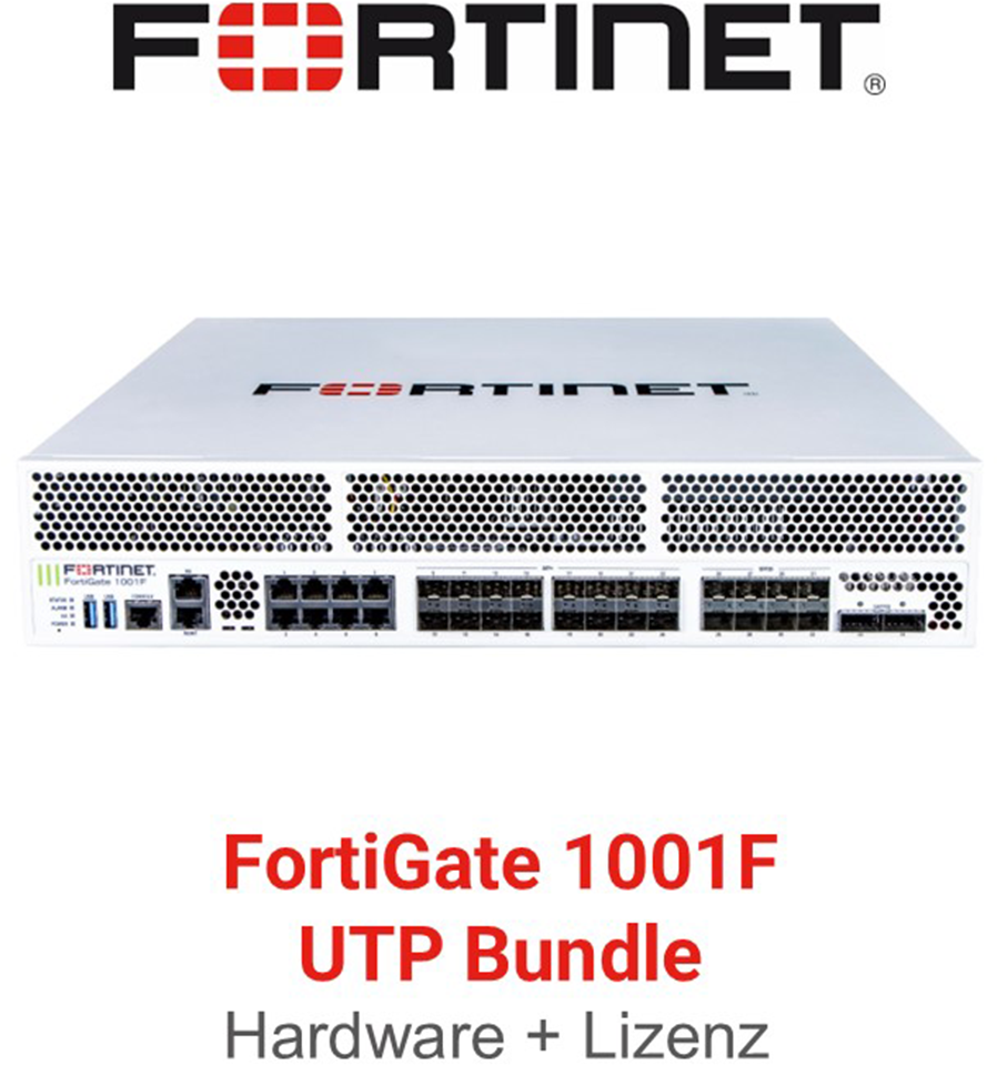 Fortinet FortiGate-1001F - UTM/UTP Bundle (Hardware + Lizenz)