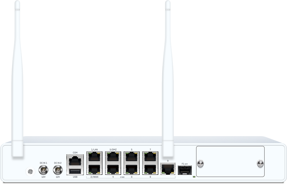 Sophos XGS 128w Firewall Rückseite