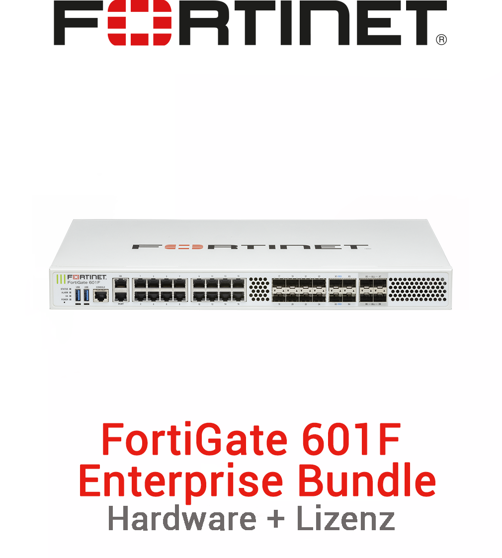 Fortinet FortiGate-601F - Enterprise Bundle (Hardware + Lizenz)