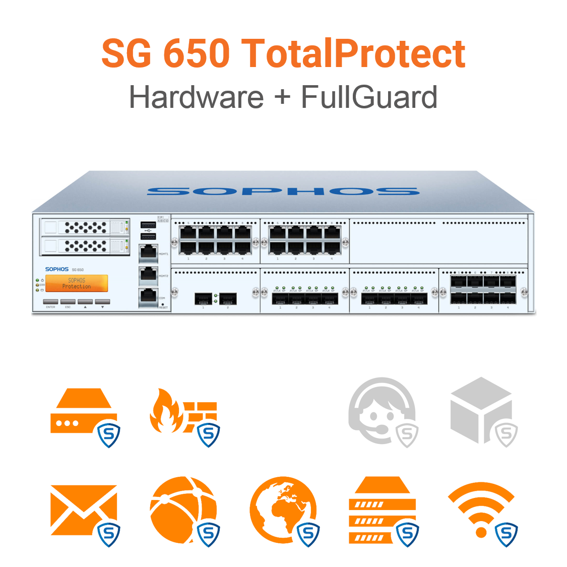 Sophos SG 650 TotalProtect Bundle (End of Sale/Life)