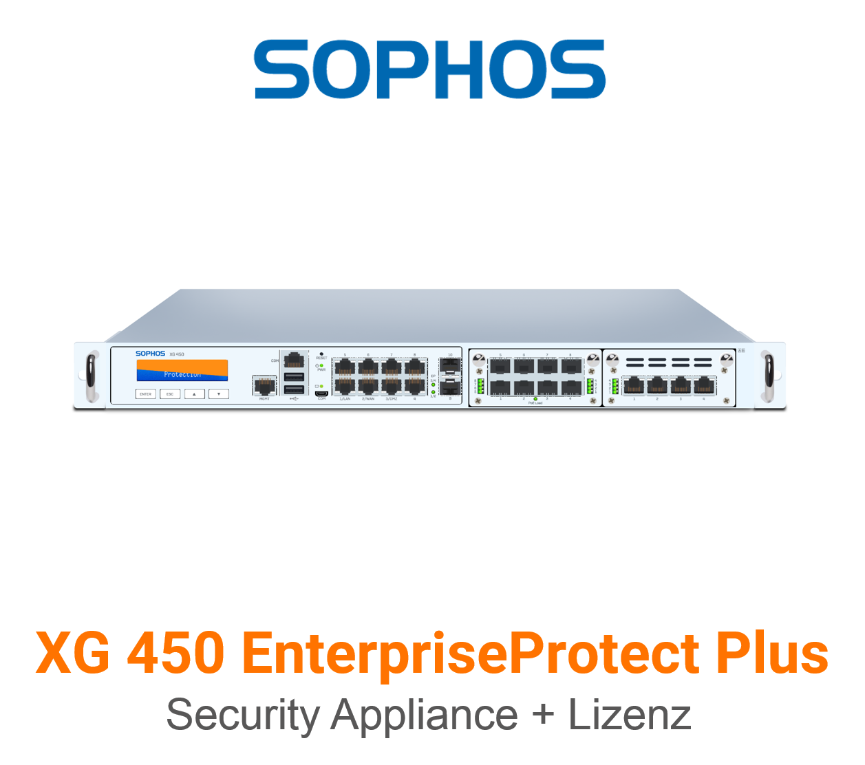 Sophos XG 450 EnterpriseProtect Plus Bundle (Hardware + Lizenz)