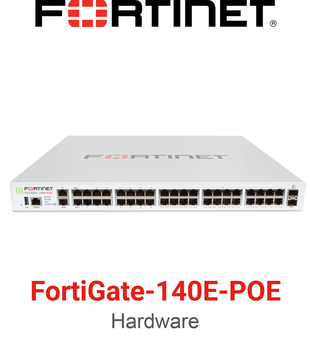 Fortinet FortiGate 140E POE Firewall