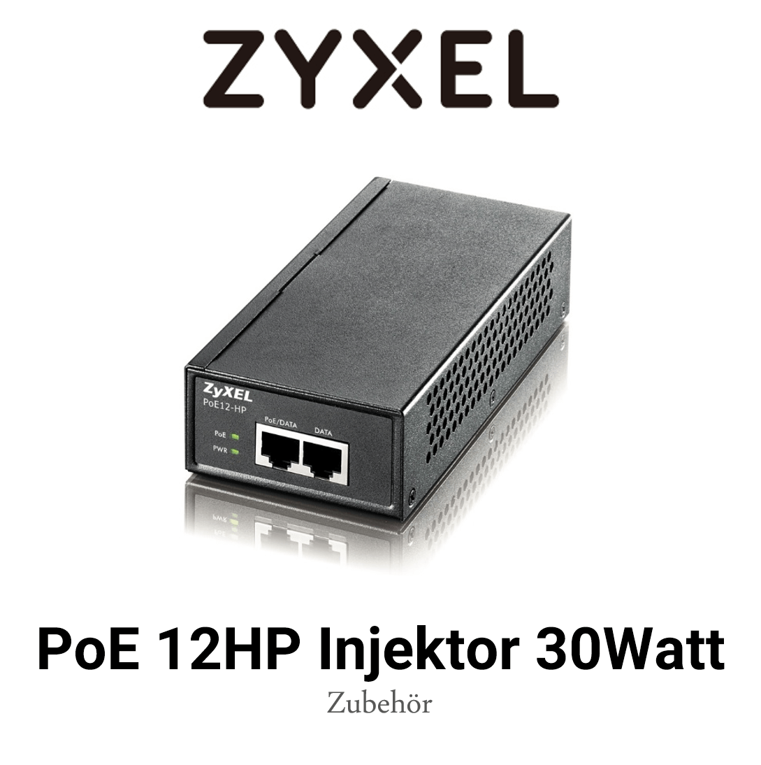 ZyXEL PoE 12HP - Power Injector - 30 Watt (End of Sale/Life)