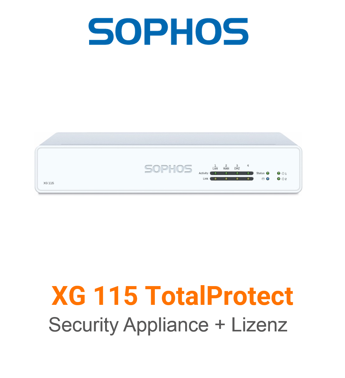 Sophos XG 115 TotalProtect Bundle (Hardware + Lizenz)