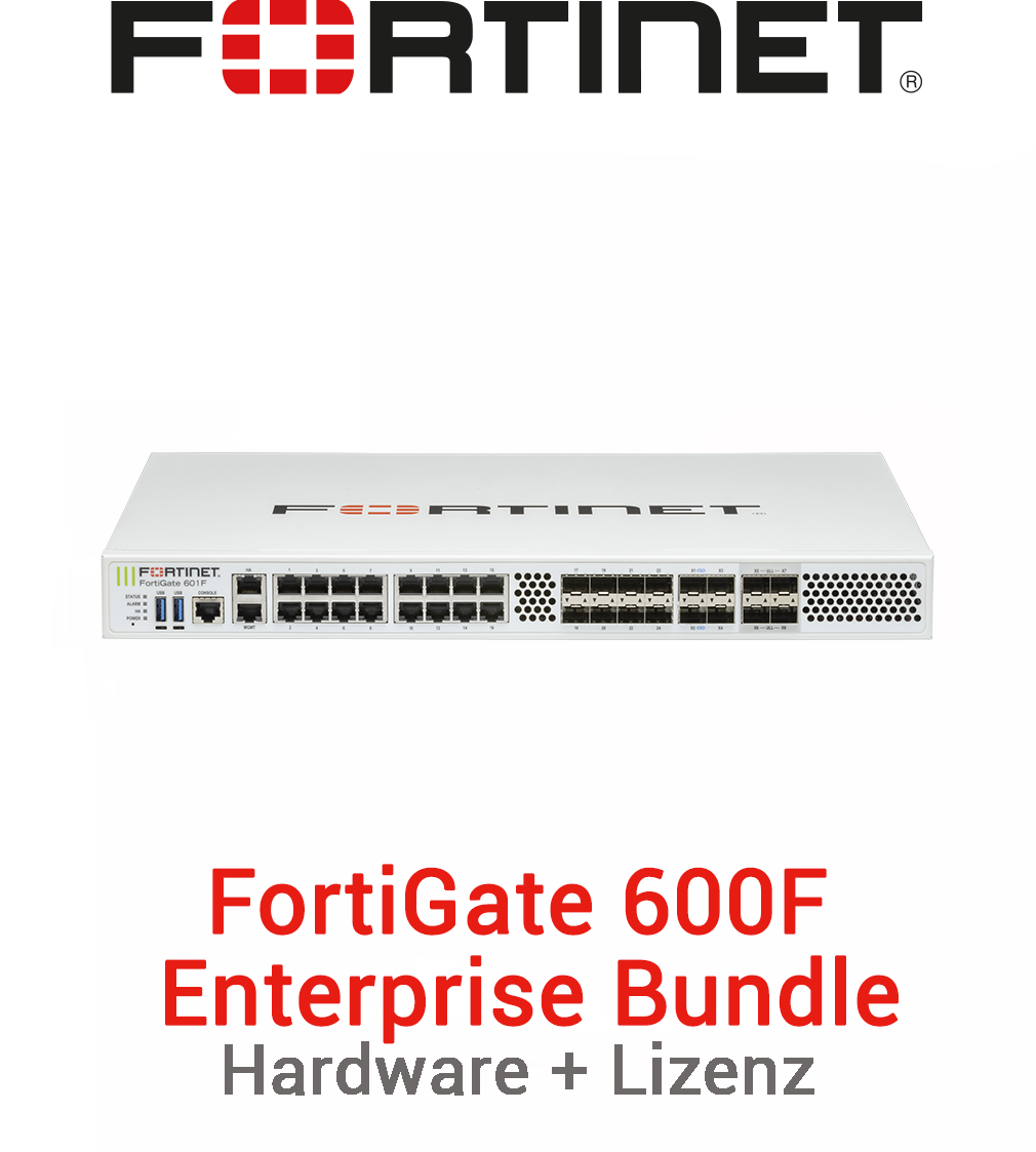 Fortinet FortiGate-600F - Enterprise Bundle (Hardware + Lizenz)