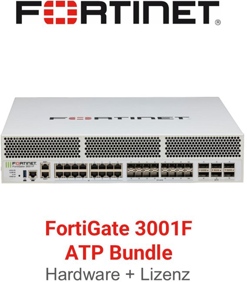 Fortinet FortiGate-3001F - ATP Bundle (Hardware + Lizenz)