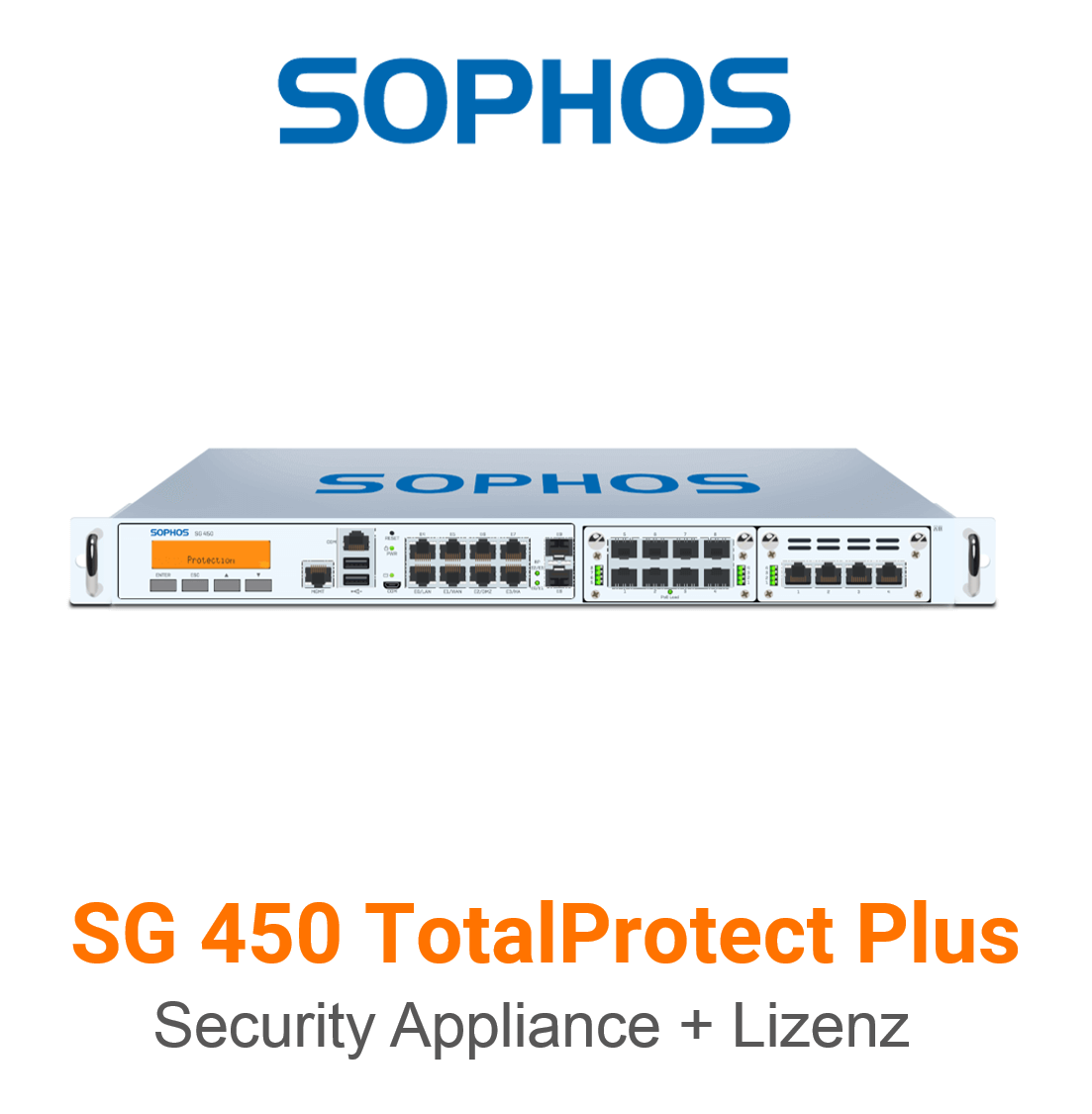 Sophos SG 450 TotalProtect Plus Bundle (Hardware + Lizenz)
