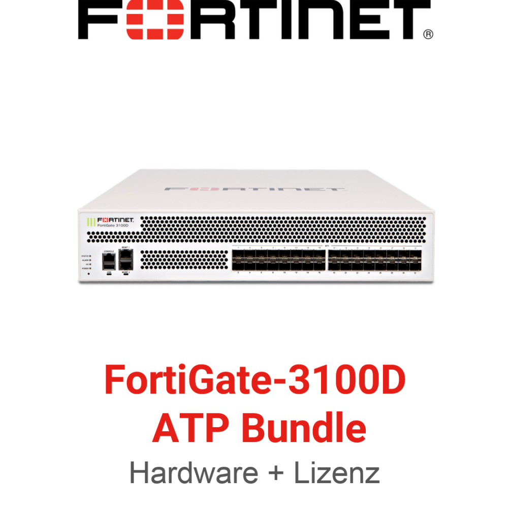 Fortinet FortiGate-3100D - ATP Bundle (Hardware + Lizenz)