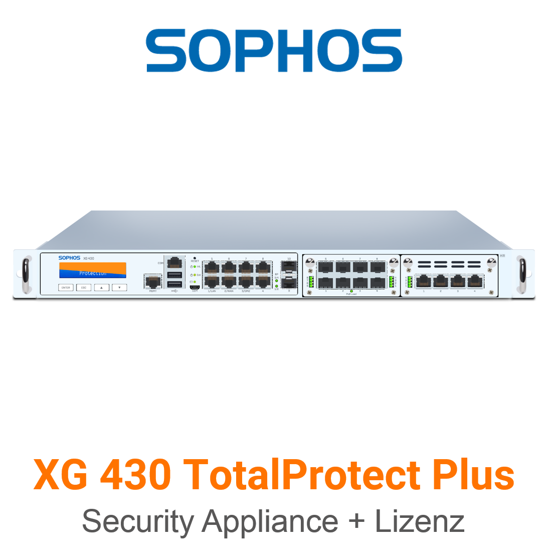 Sophos XG 430 TotalProtect Plus Bundle (Hardware + Lizenz)