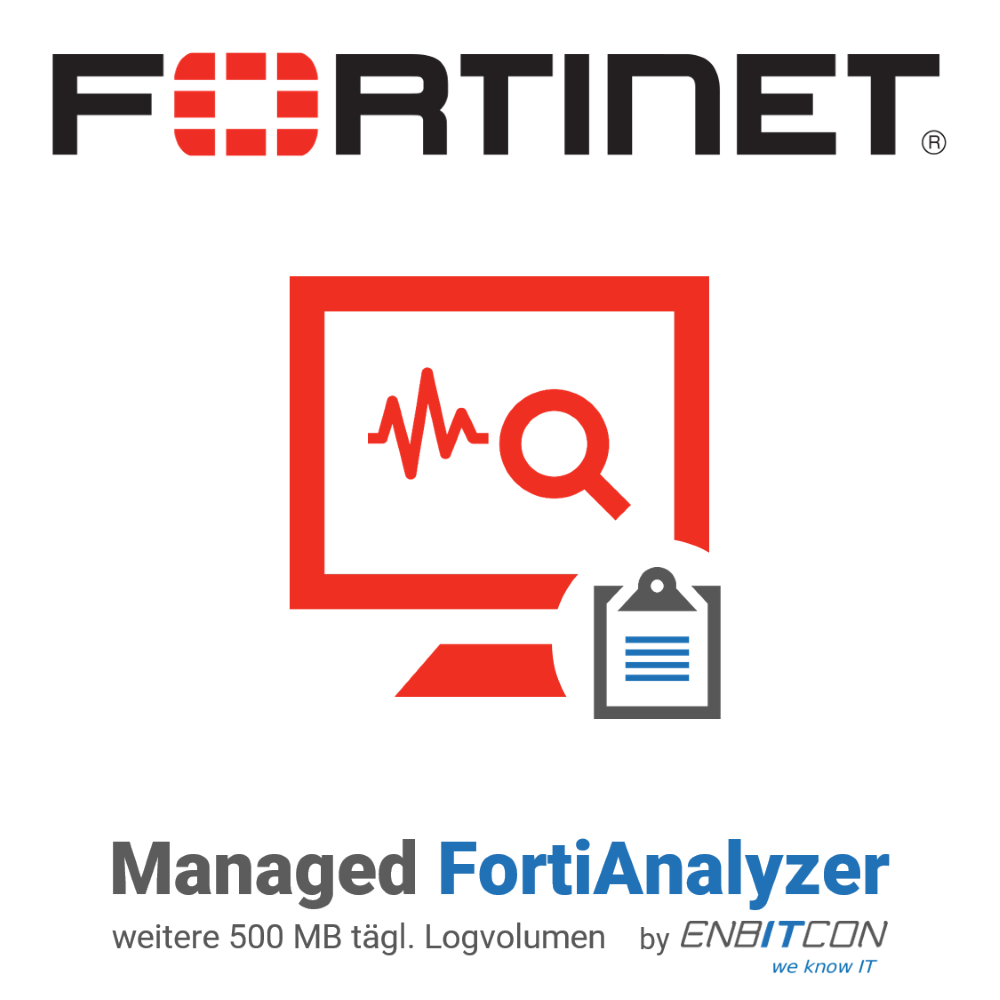 Managed FortiAnalyzer by EnBITCon - Zusatzvolumen