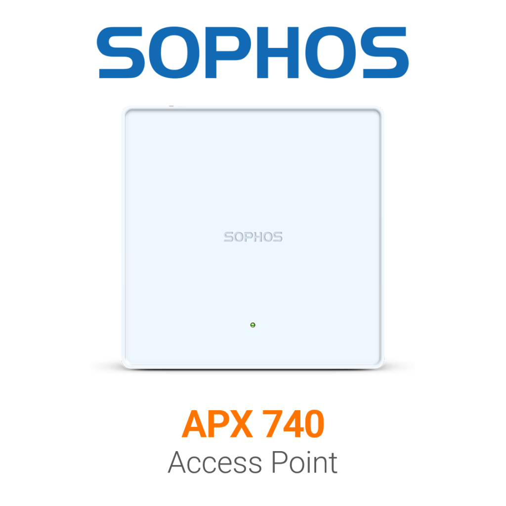 Sophos Access Point APX 740 Vorschaubild mit Sophos logo und Modellbezeichnung