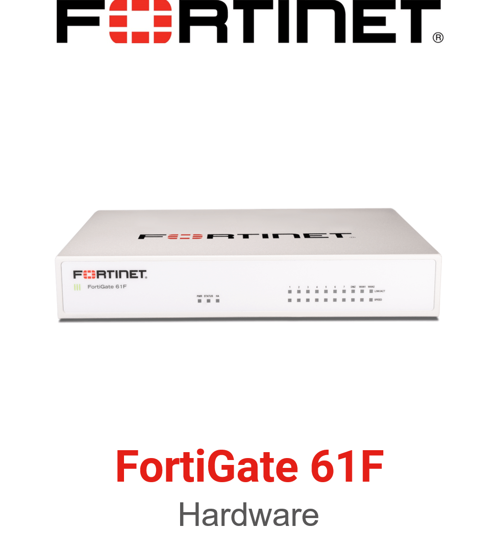 Fortinet FortiGate 61F Firewall Hardware Vorderseite