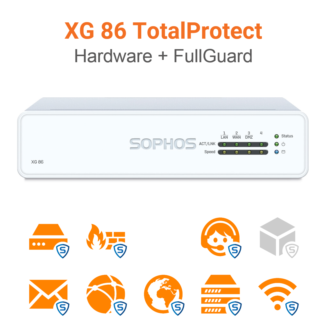 Sophos XG 86 TotalProtect Bundle (Hardware + Lizenz)