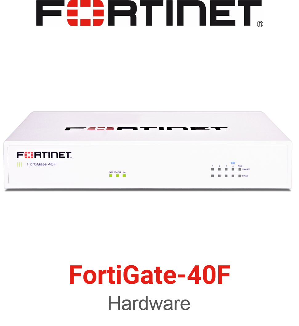 Fortinet FortiGate 40F Firewall Hardware Vorderseite